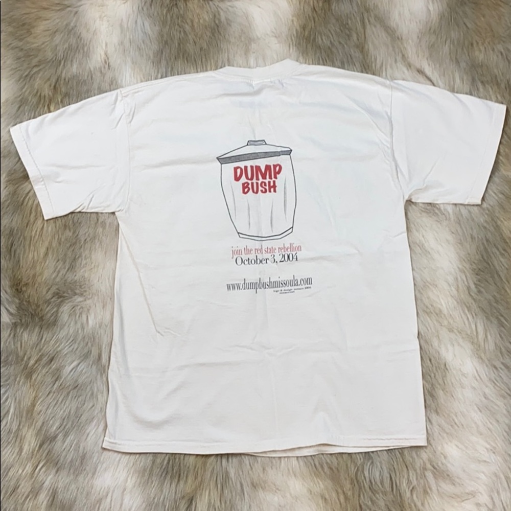 Dump Bush Short Sleeve T-Shirt, Size Large